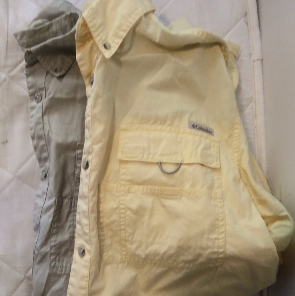 2 Columbia Tops sz LT